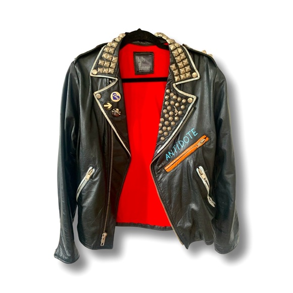 Bulls Of Summer 90210 Travis Scott Leather Jacket - Picture 1 of 4